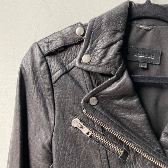 ARITZIA x MACKAGE RUMER LEATHER JACKET (EXCLUSIVE) - Picture 4 of 15